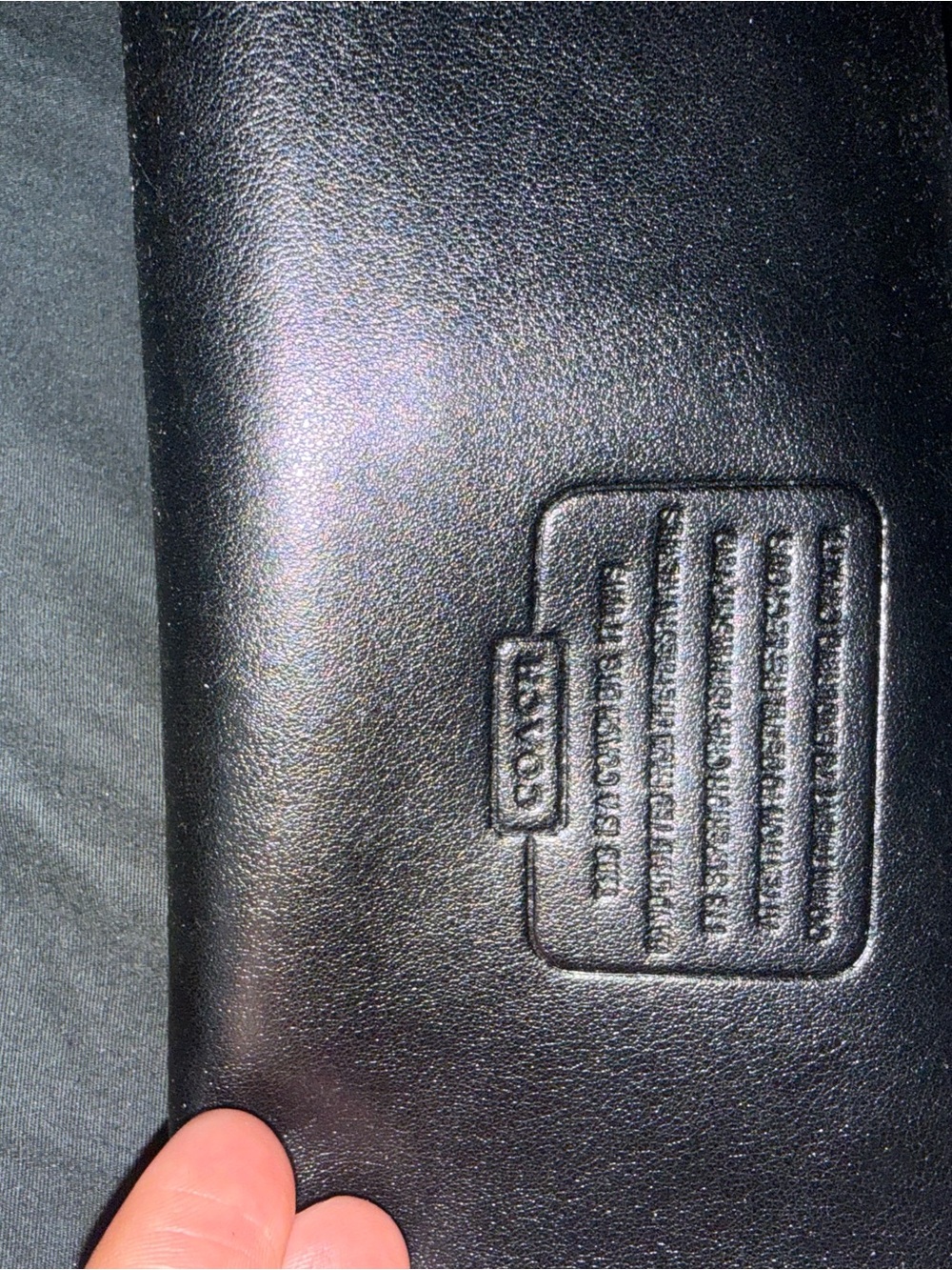 Coach Black Crystal Signature Crossbody Clutch - Picture 4 of 4